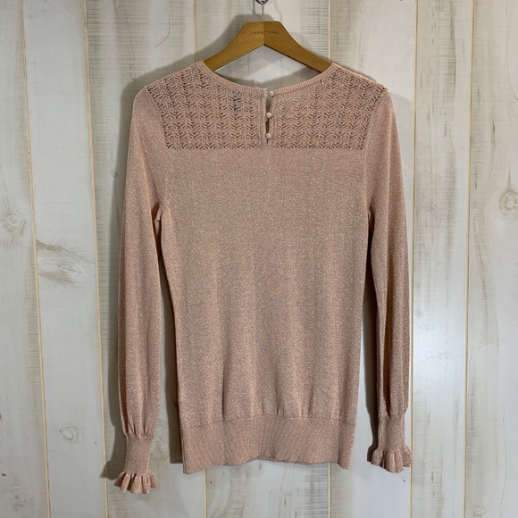 White House Black Market Pink Blush Sweater XS - Picture 2 of 3